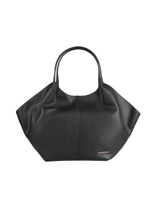 Borsa donna Rachel Large in pelle bottalata nero Alexander Smith | ABBCRCWL-B151NERO